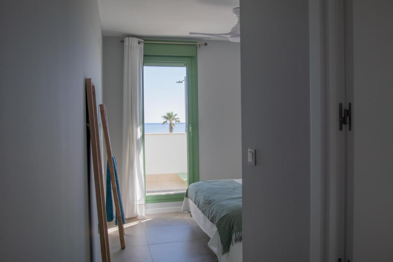 Precioso Apartamento Frente A La Playa Con Piscina Мохакар Екстериор снимка