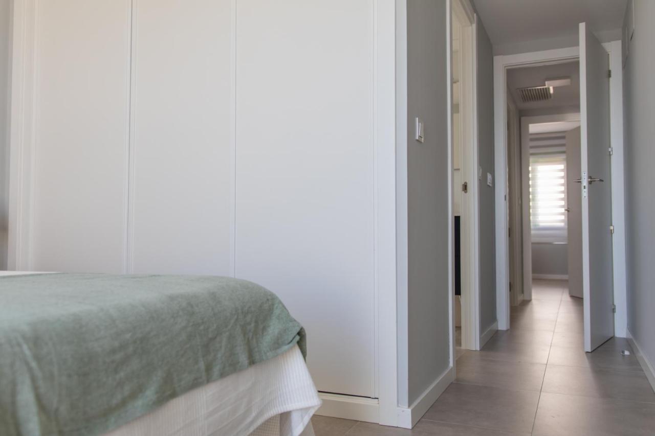 Precioso Apartamento Frente A La Playa Con Piscina Мохакар Екстериор снимка