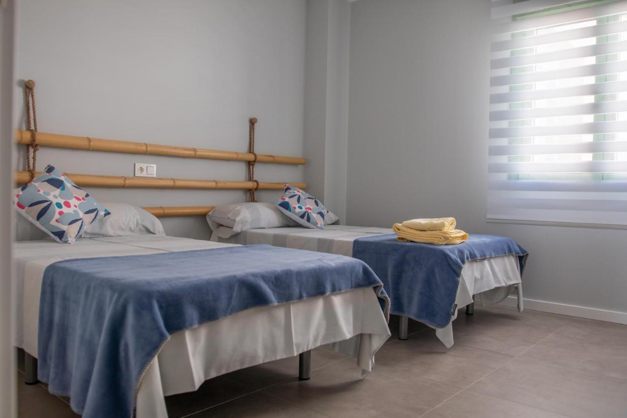 Precioso Apartamento Frente A La Playa Con Piscina Мохакар Екстериор снимка
