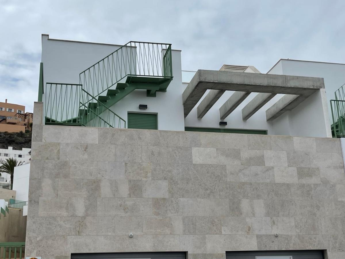 Precioso Apartamento Frente A La Playa Con Piscina Мохакар Екстериор снимка