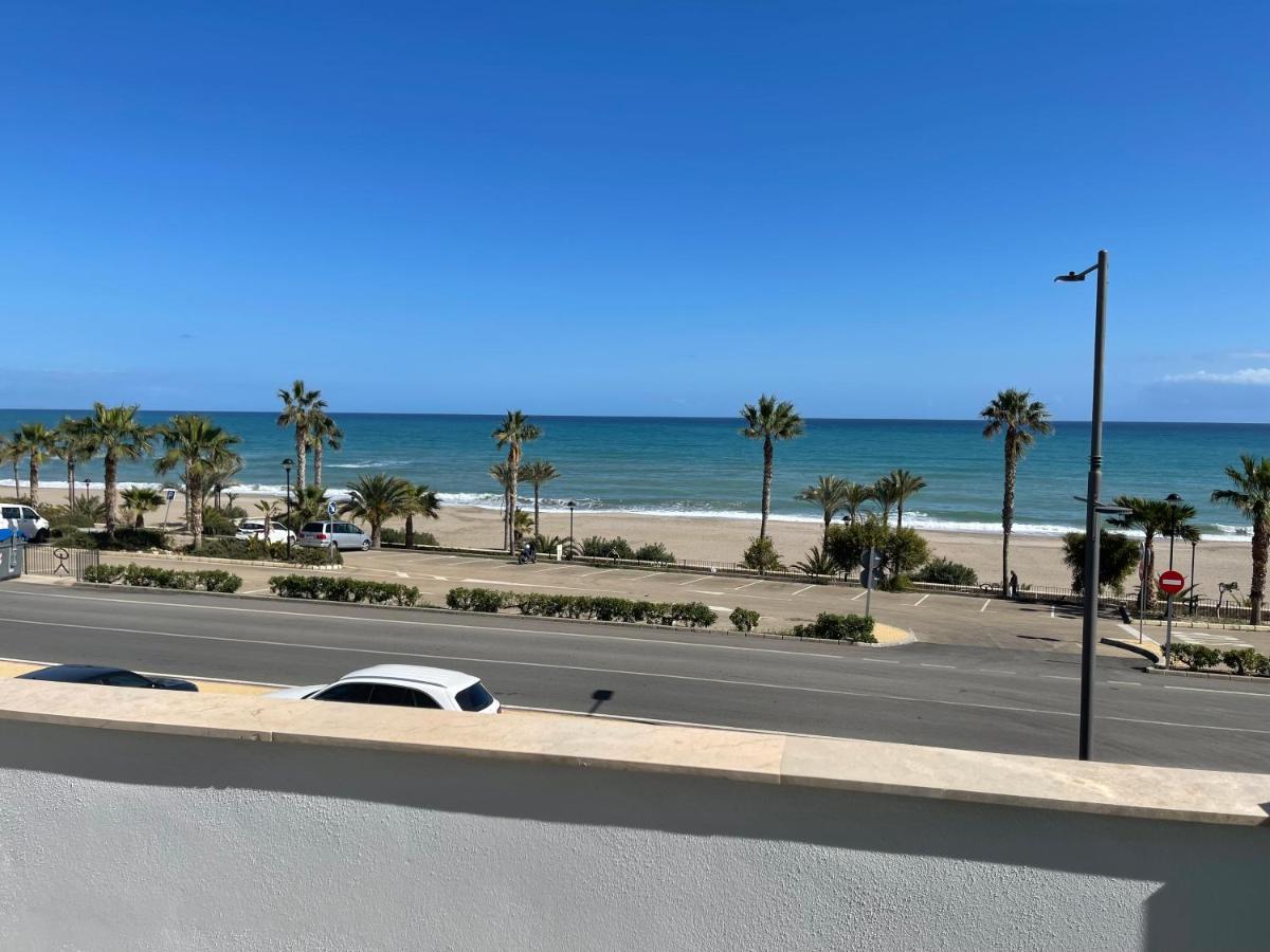 Precioso Apartamento Frente A La Playa Con Piscina Мохакар Екстериор снимка
